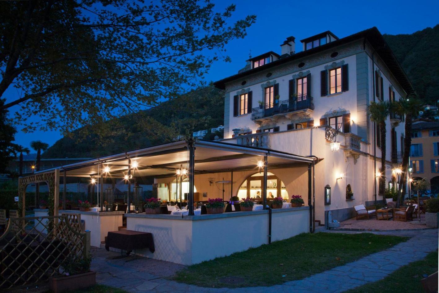 Albergo Ristorante La Palma Bissone Exterior foto